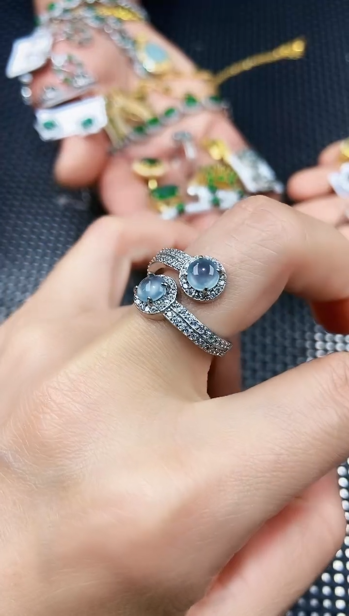 【闪购商品】翡翠戒指未镶嵌111111111