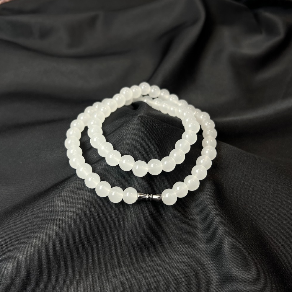 精美轻奢厚桩极白塔链I10-01赠礼盒（多样性发货）