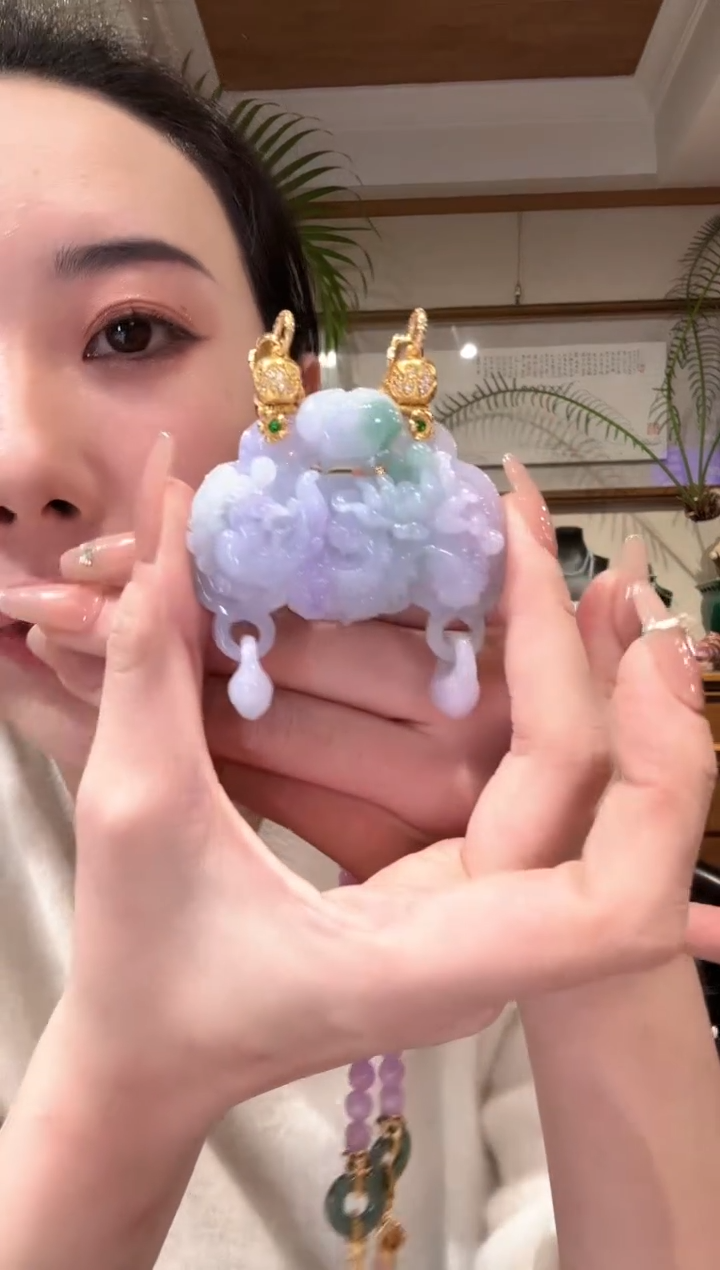 【闪购商品】翡翠颈饰未镶嵌国风