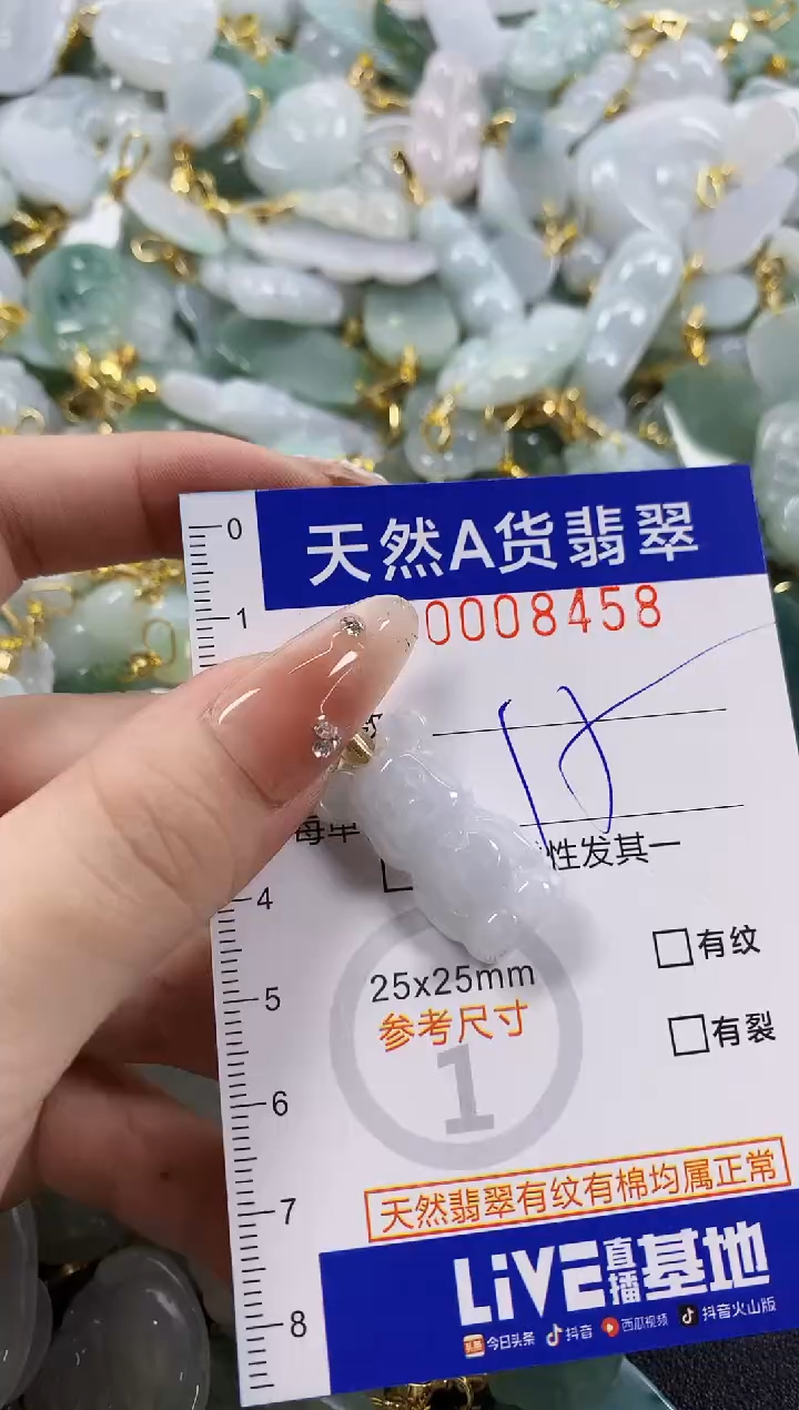 颈饰未镶嵌翡翠天然A货翡翠