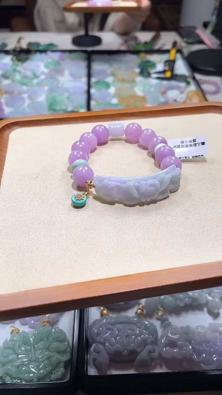 【闪购商品】翡翠手链未镶嵌手牌