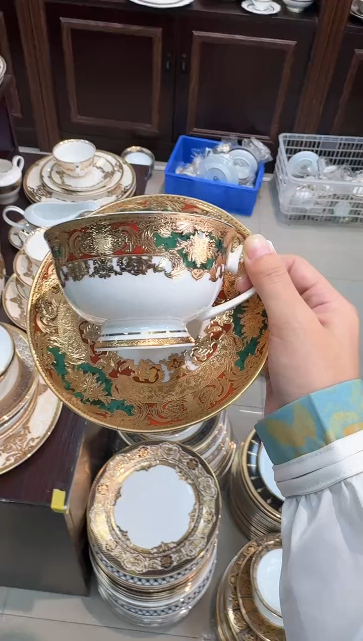 【闪购商品】瓷片1杯1碟  春节活动  福利价 