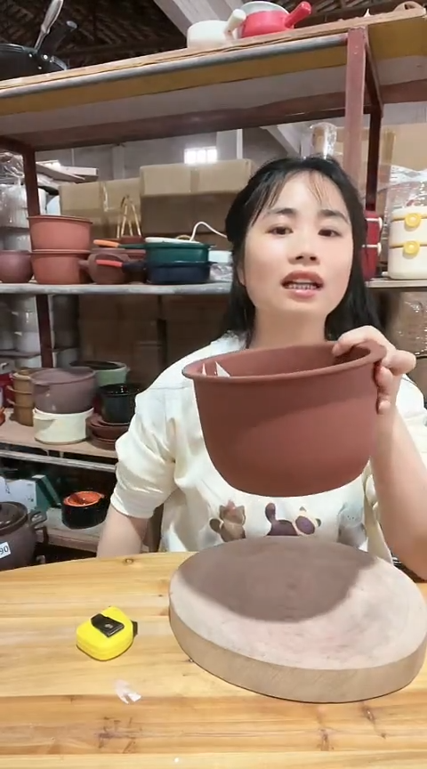 陶大瑕疵紫砂小号内胆不圆色差裂打磨