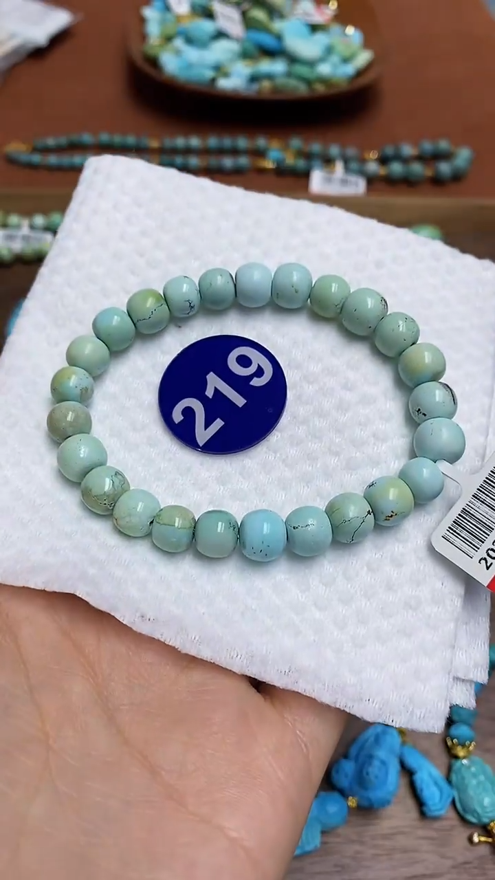 【闪购商品】绿松石手串未镶嵌219