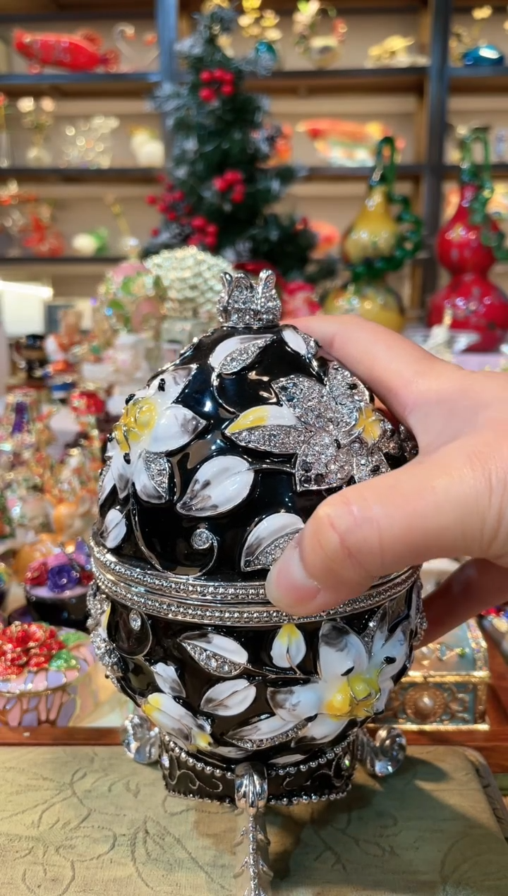 【闪购商品】精致珐琅彩首饰盒