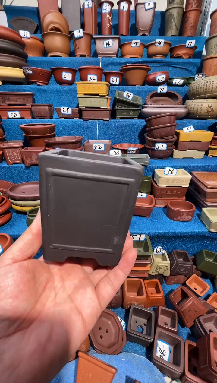 【闪购商品】紫砂紫砂花盆8*9.5