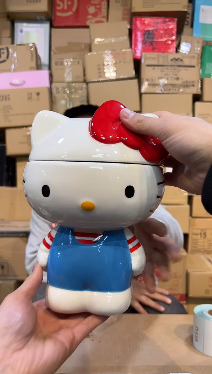 【闪购商品】杯大号蓝色kt全身罐