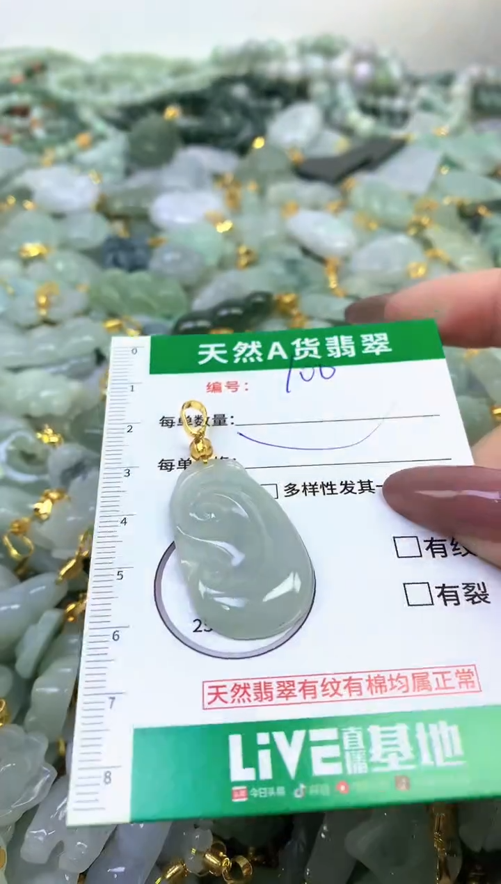 颈饰未镶嵌翡翠纯天然缅甸A货翡翠