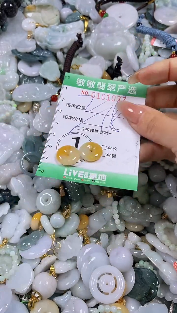 【闪购商品】翡翠颈饰未镶嵌闪购0101037多样性发其一