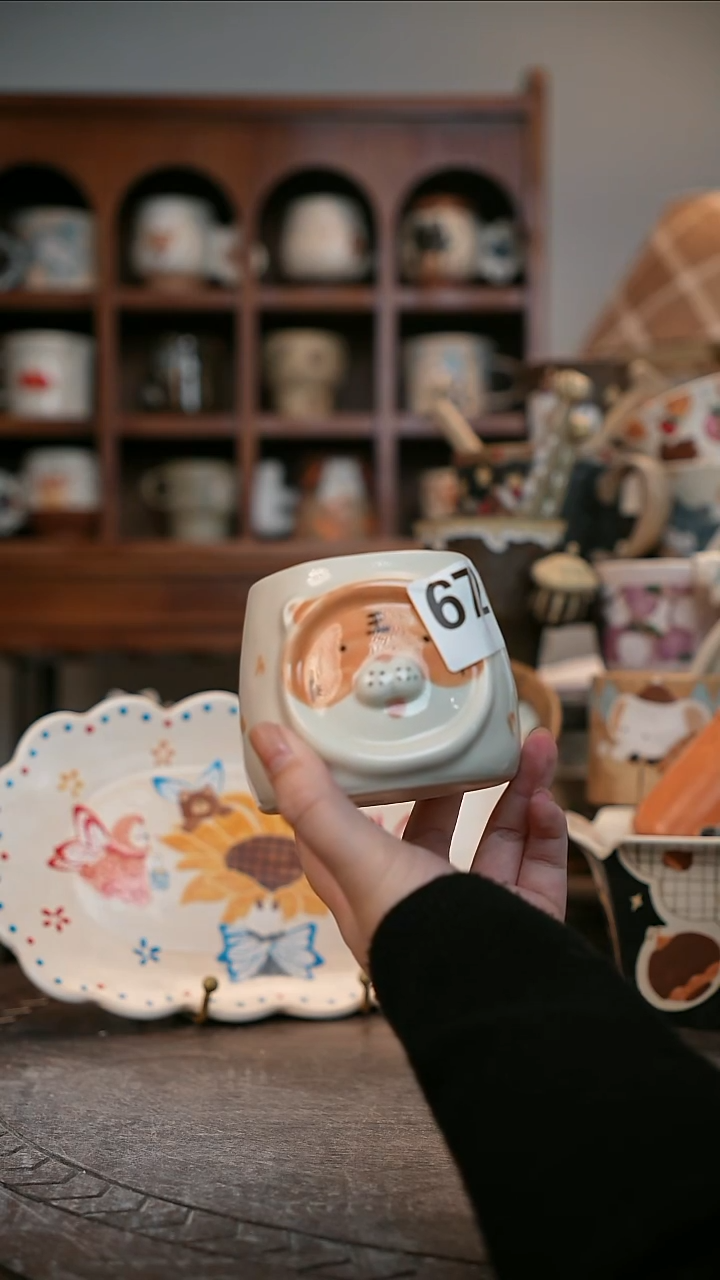 可爱川谷原创陶瓷12.14直播微瑕672