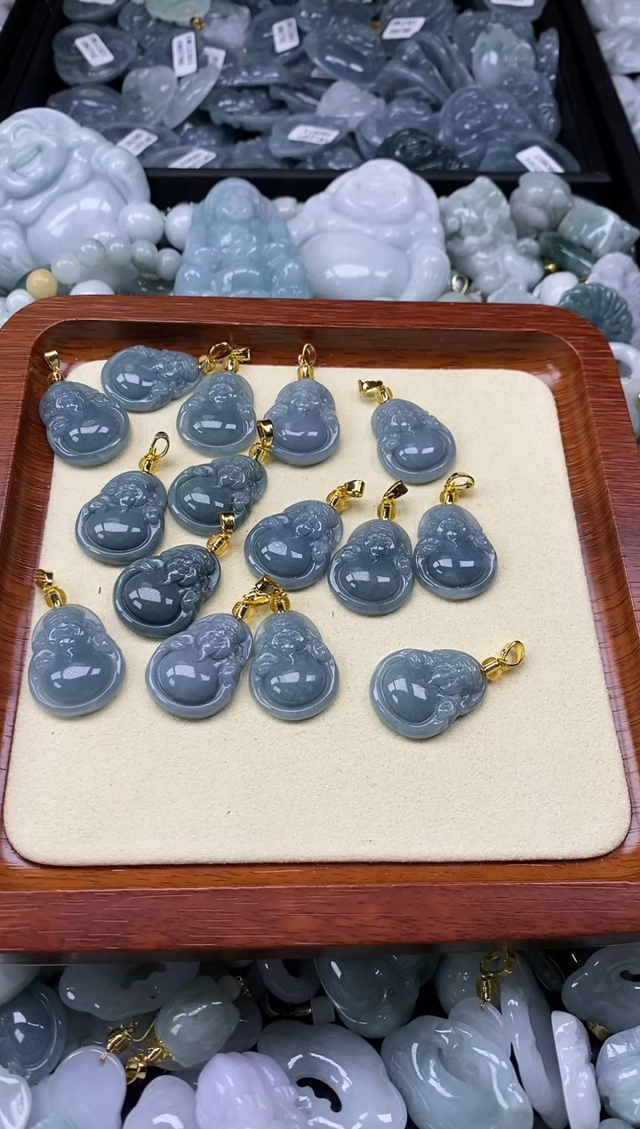 【闪购商品】翡翠颈饰未镶嵌缅甸A货翡翠015