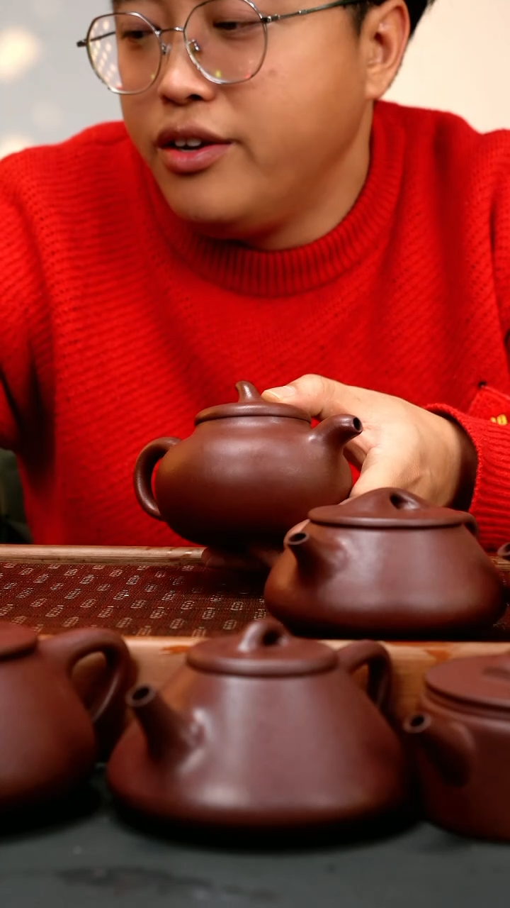 【闪购商品】紫砂茶壶syzj 底槽清 手磨粗纱 茄瓜