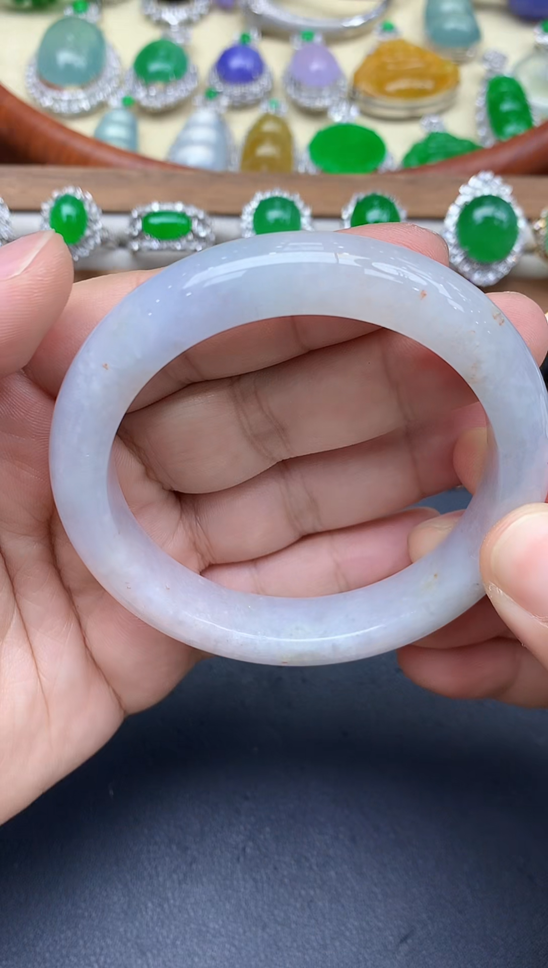 未镶嵌手镯翡翠135-中国好珍宝