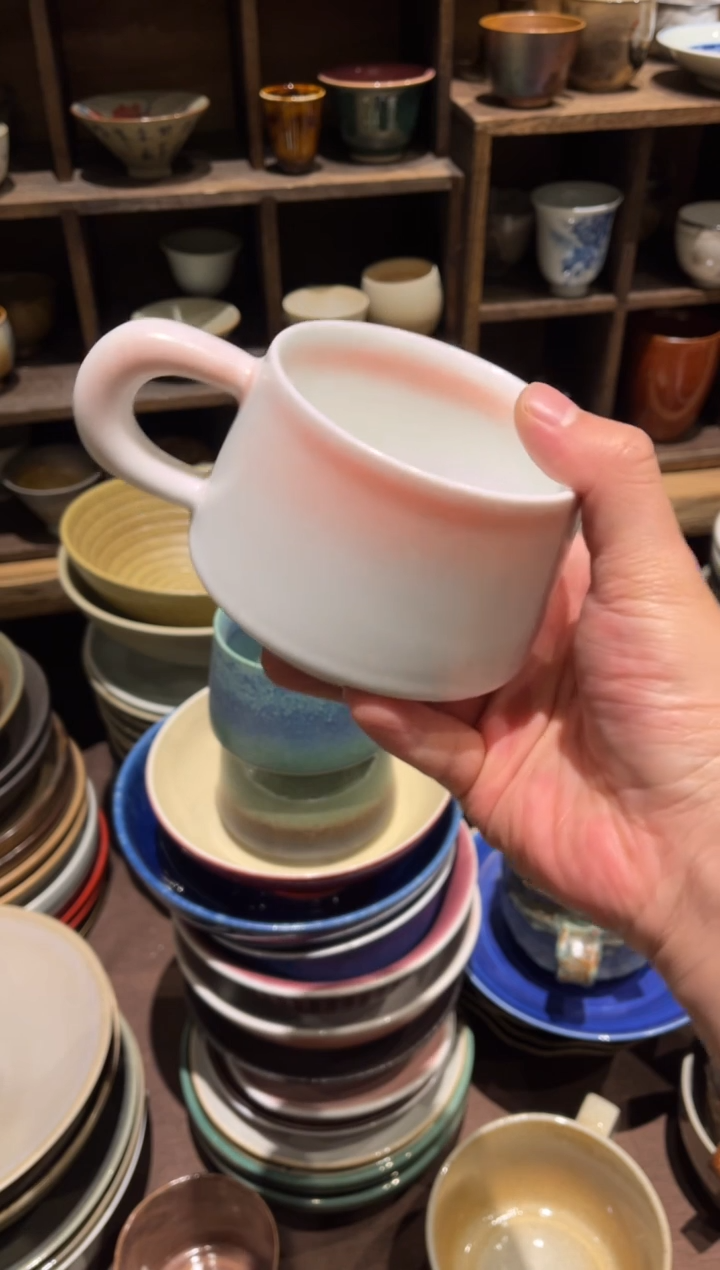 【闪购商品】瓷片835 桃夭咖啡杯1个