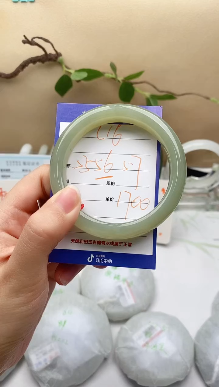 【闪购商品】和田玉手镯未镶嵌L16微色差