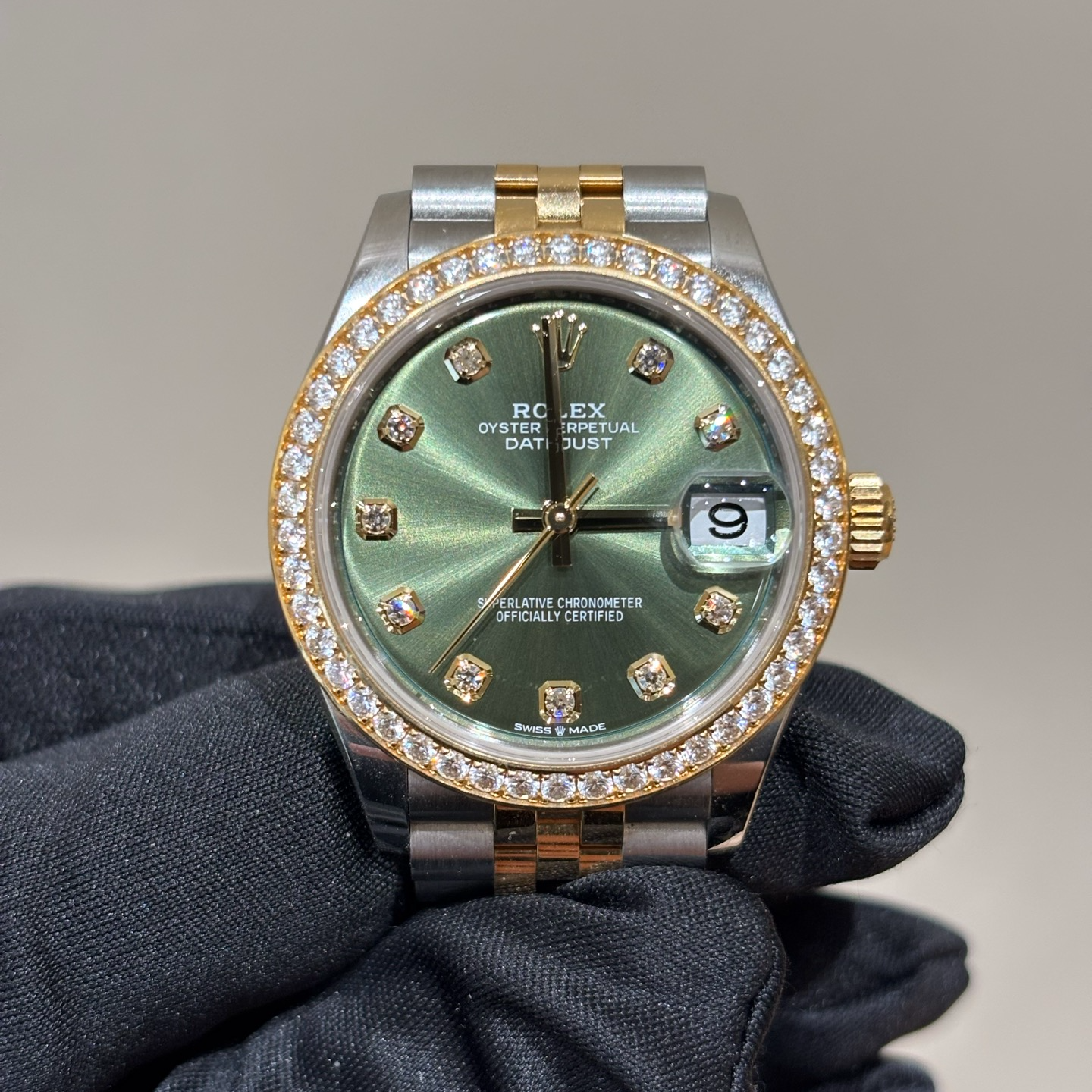 99新 Rolex/劳力士 日志系列m278383绿色盘面 间金材质 31mm表径