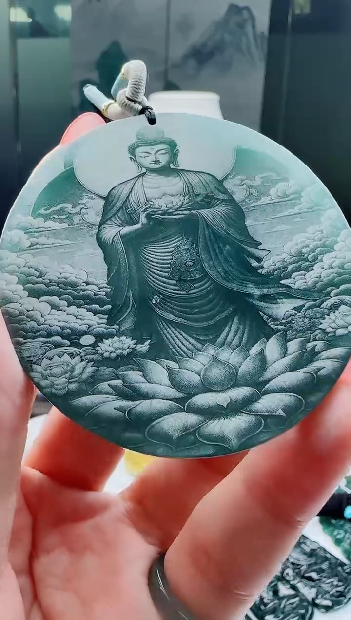 【闪购商品】翡翠颈饰未镶嵌多样性随机一件发货
