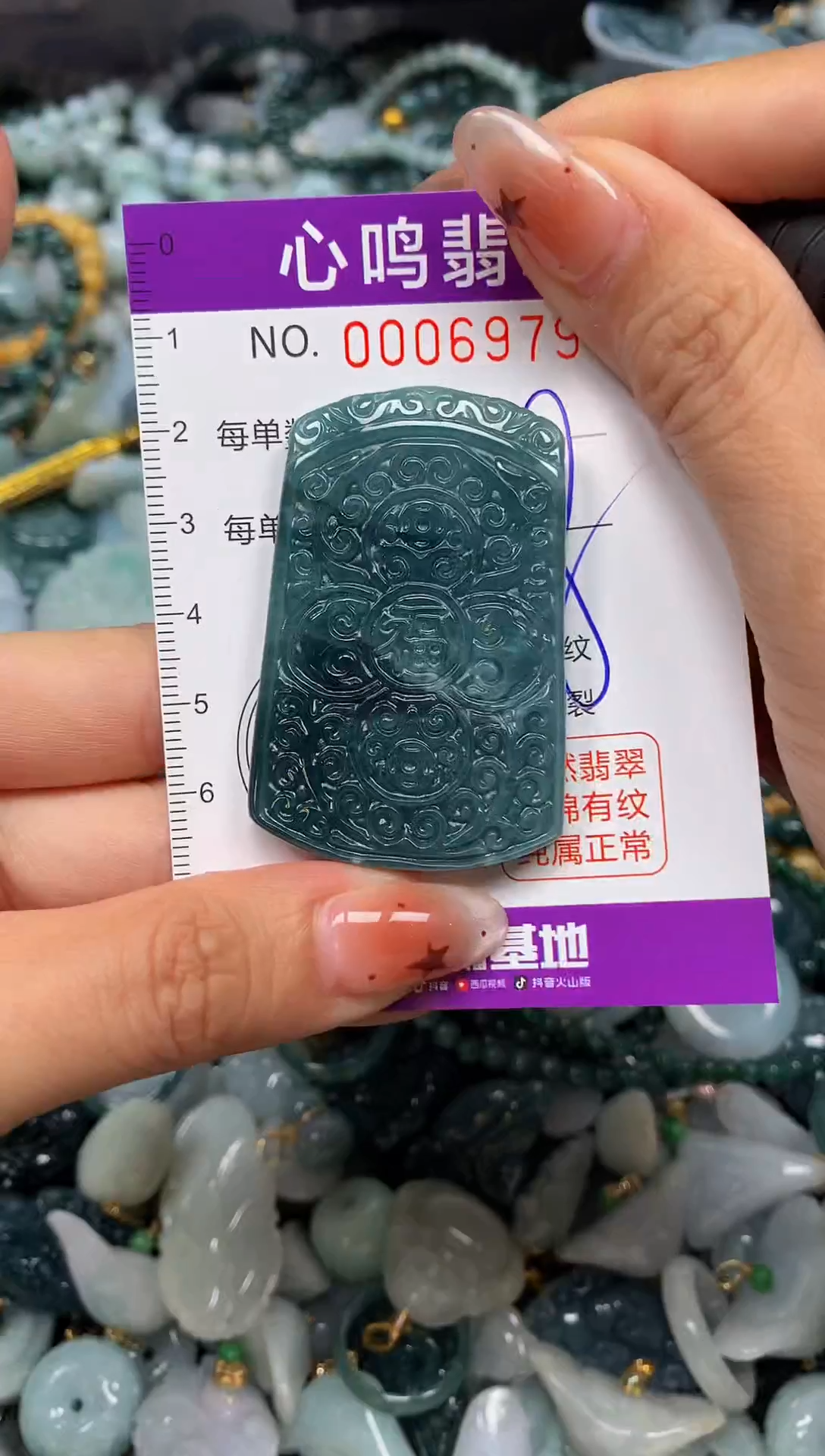 翡翠未镶嵌颈饰闪购006979