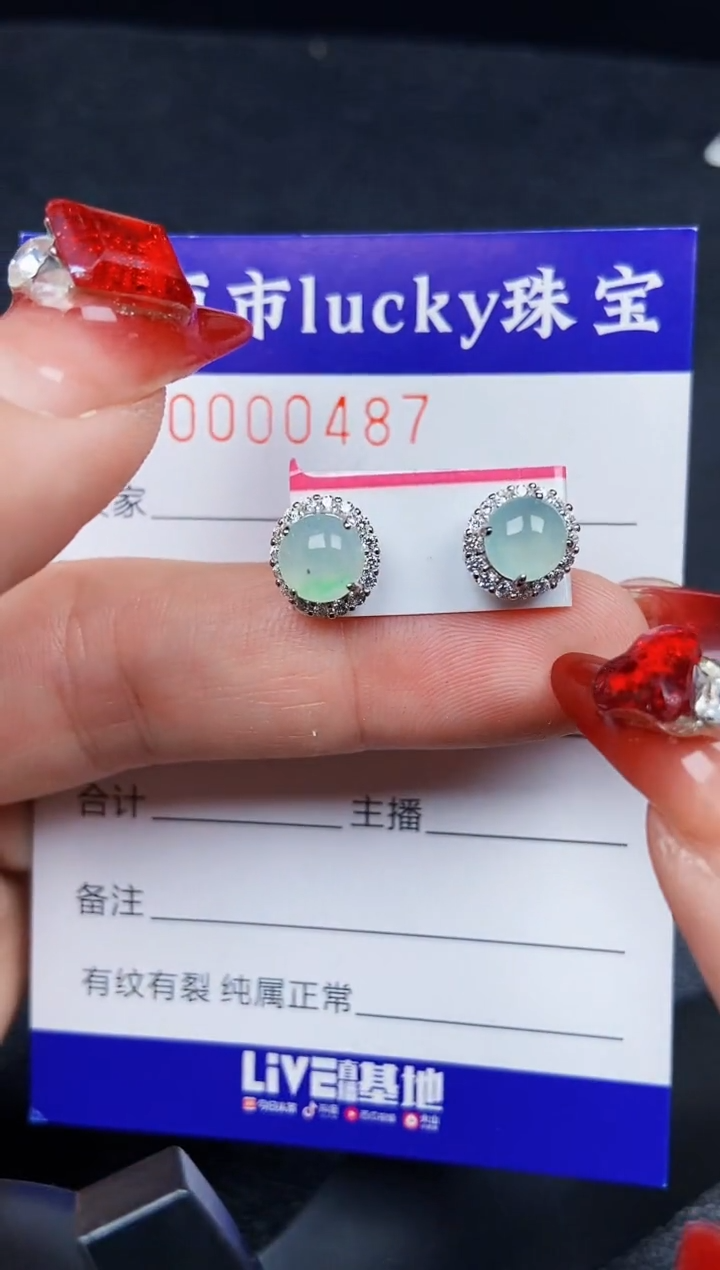 【闪购商品】翡翠颈饰银S925镶嵌0487