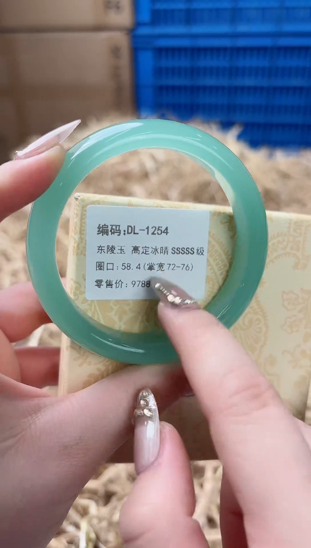 未镶嵌手镯石英质玉DL-1254