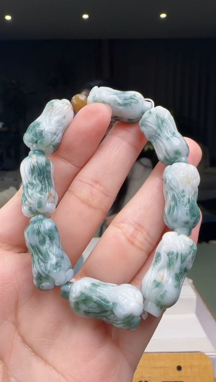 【闪购商品】翡翠手串未镶嵌XM@@WS1WS27542