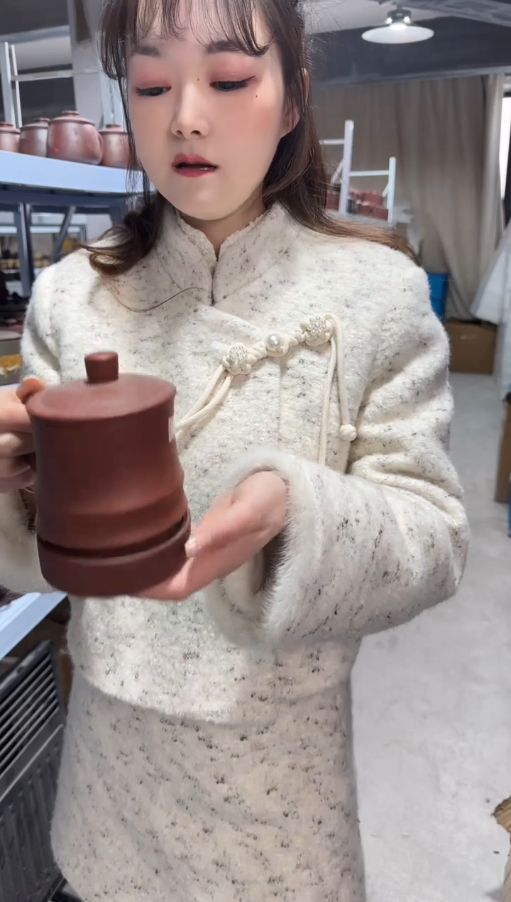 【闪购商品】紫砂盖杯紫砂盖杯底槽请畅怀