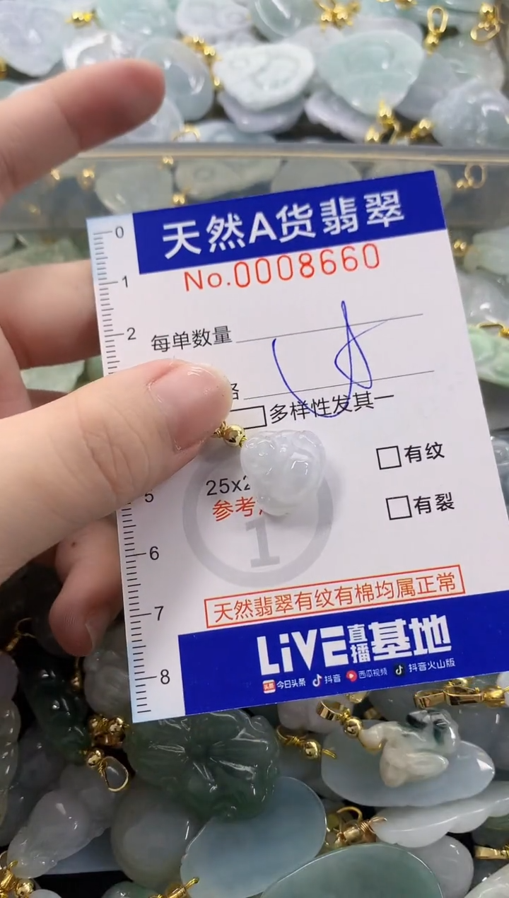 颈饰未镶嵌翡翠天然A货翡翠