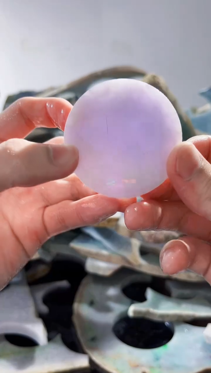 裸石翡翠缅甸翡翠A货文6596