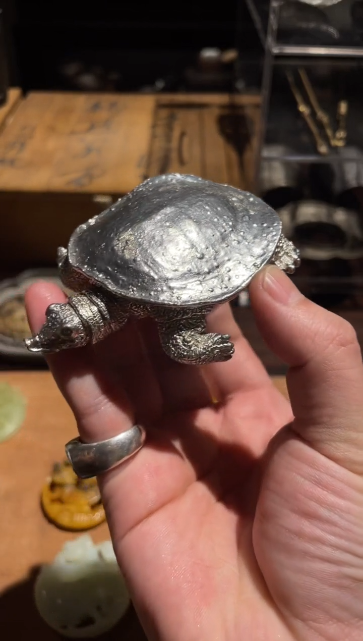 【闪购商品】0纯锡乌龟...........