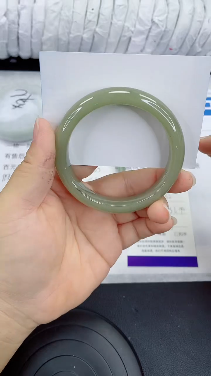 未镶嵌手镯石英质玉262-58/59
