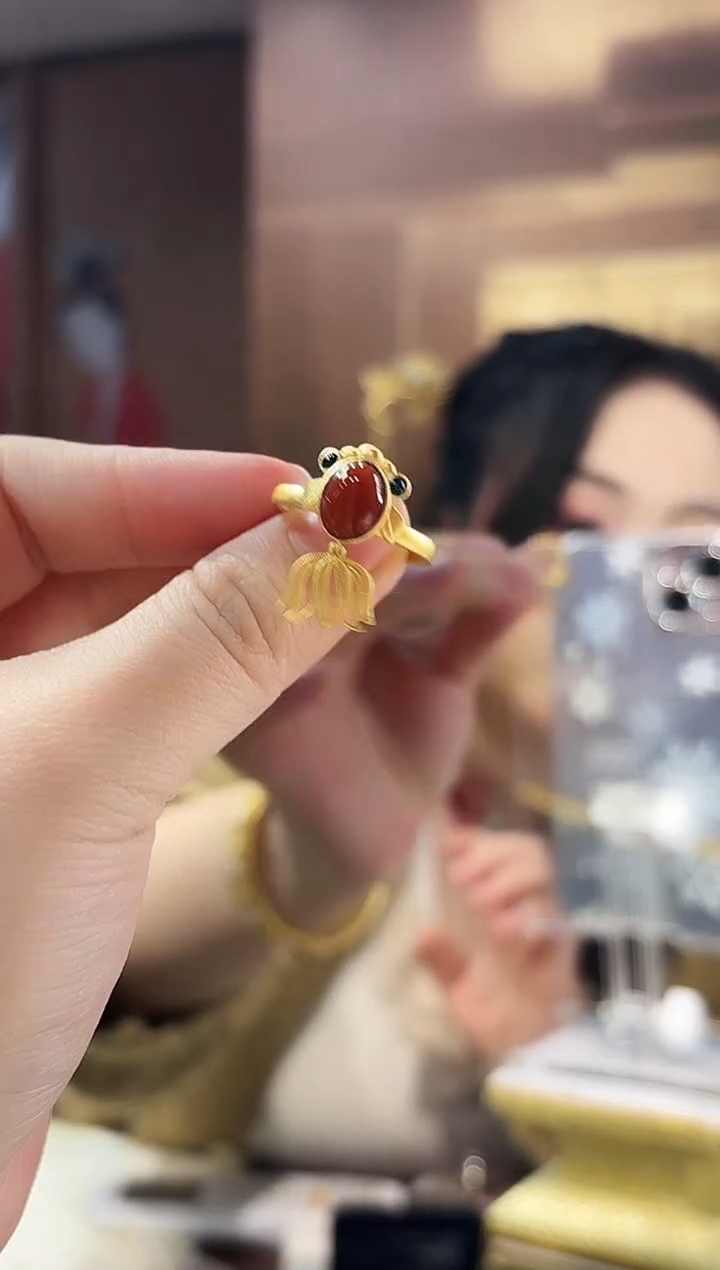 无925银锦鲤戒指/件