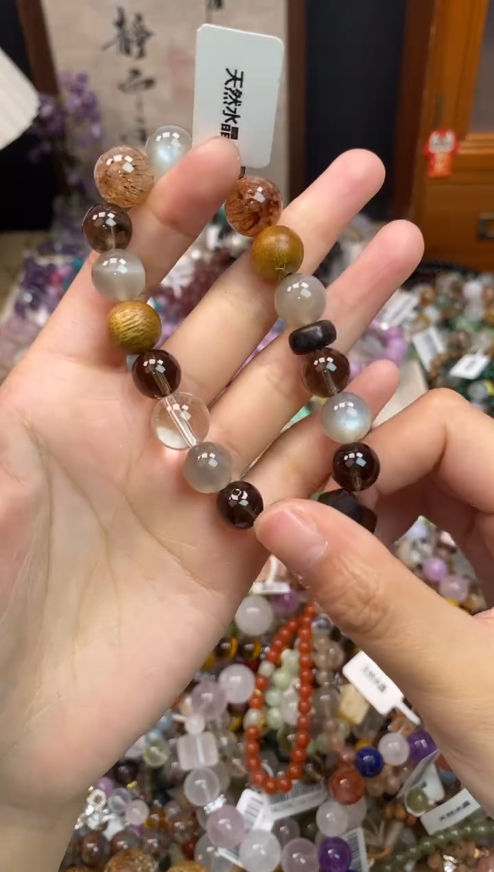 未镶嵌手链月光石175
