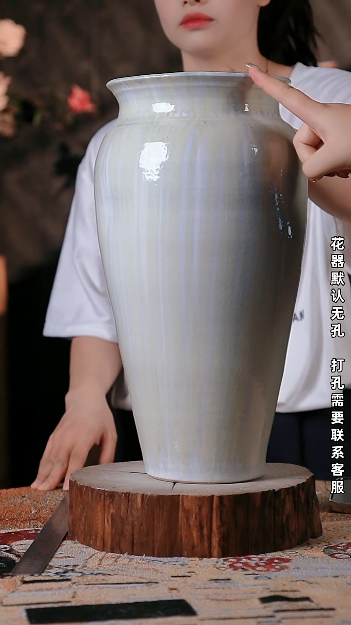 摆件  景德镇高温花器摆件