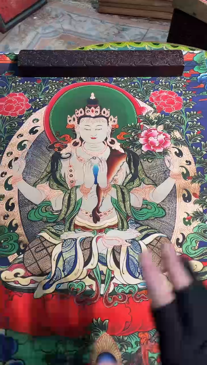 卷轴画天天的唐卡tk160