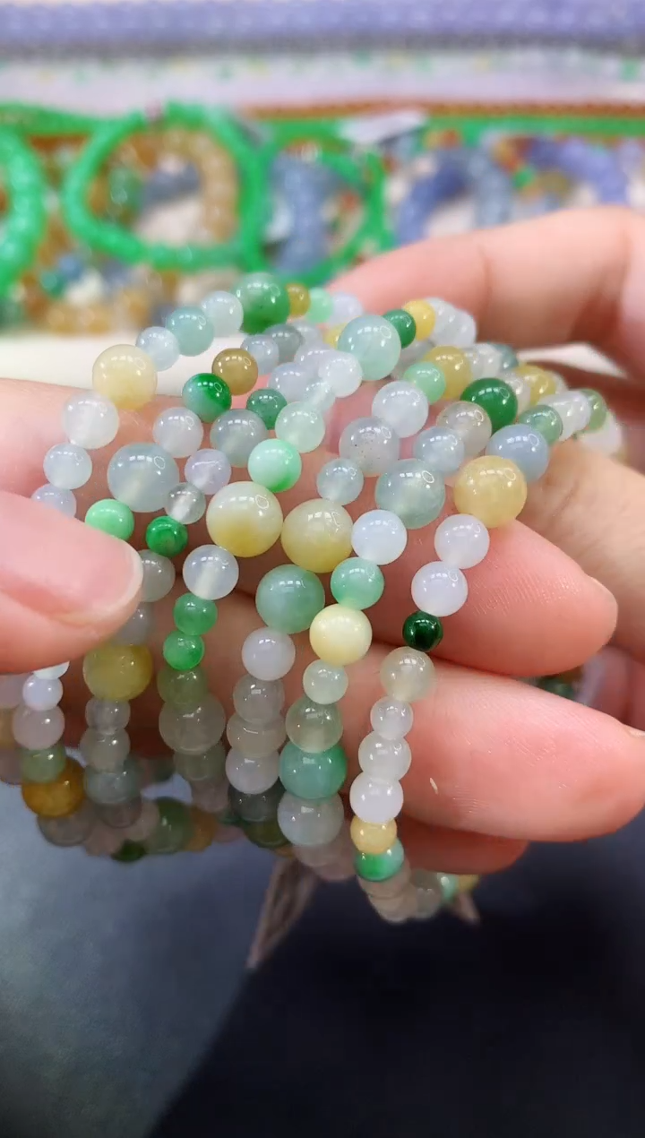 未镶嵌手串翡翠2|98多样性发其一