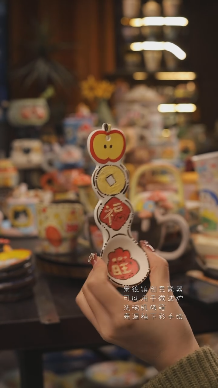 景德镇釉下彩绘设计师款式陶瓷