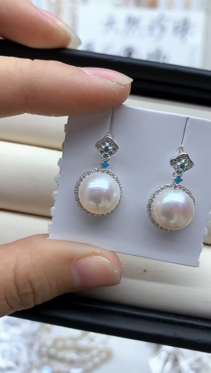 【闪购商品】淡水珍珠耳饰未镶嵌耳环