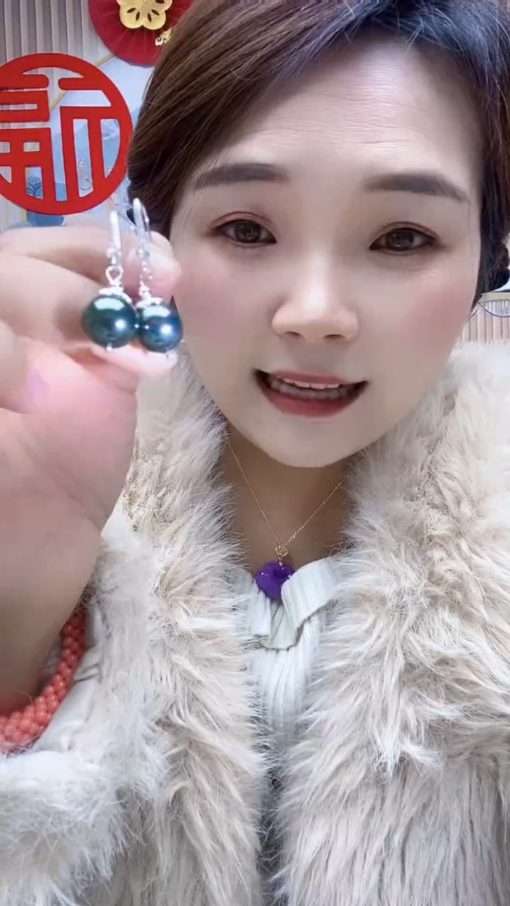 【闪购商品】拼合珍珠（马贝珠）耳饰未镶嵌A54