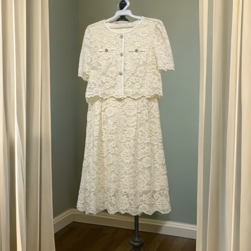 夏季蕾丝小香风连衣裙A188