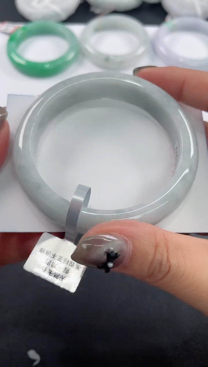 未镶嵌手镯翡翠基地发货H8364 57+