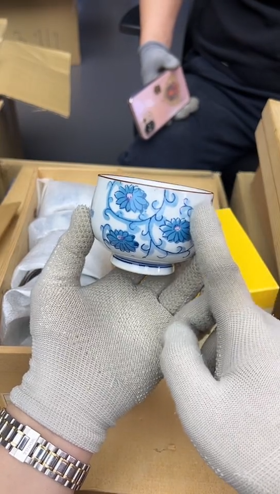 【闪购商品】5只中古回流瓷器好看，谨慎参拍