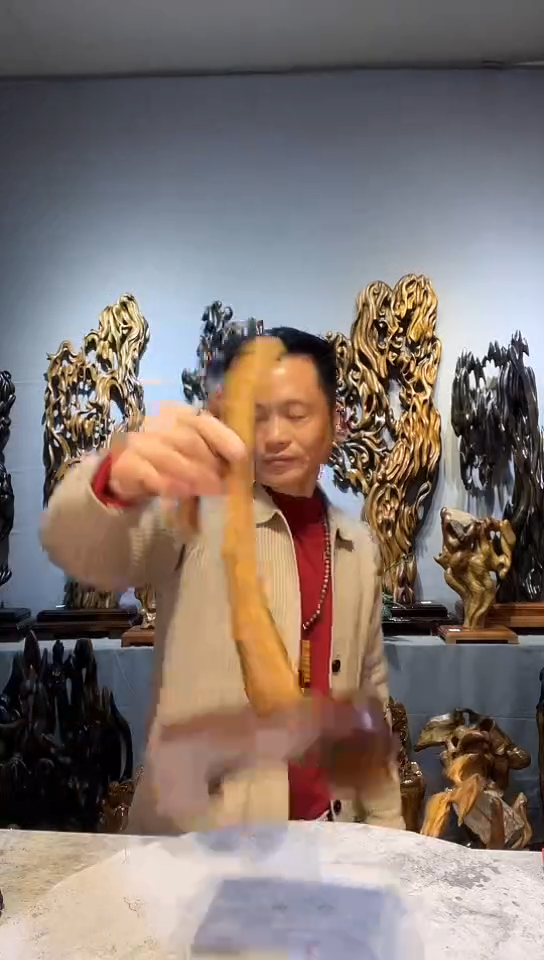 【闪购商品】金丝楠金丝楠小叶桢楠随行摆件37