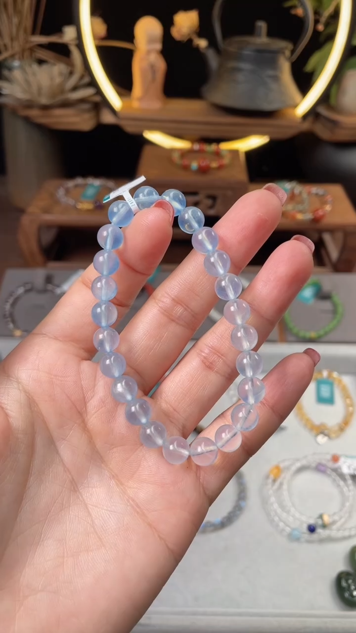 【闪购商品】海蓝宝石手链未镶嵌@@I003L015187