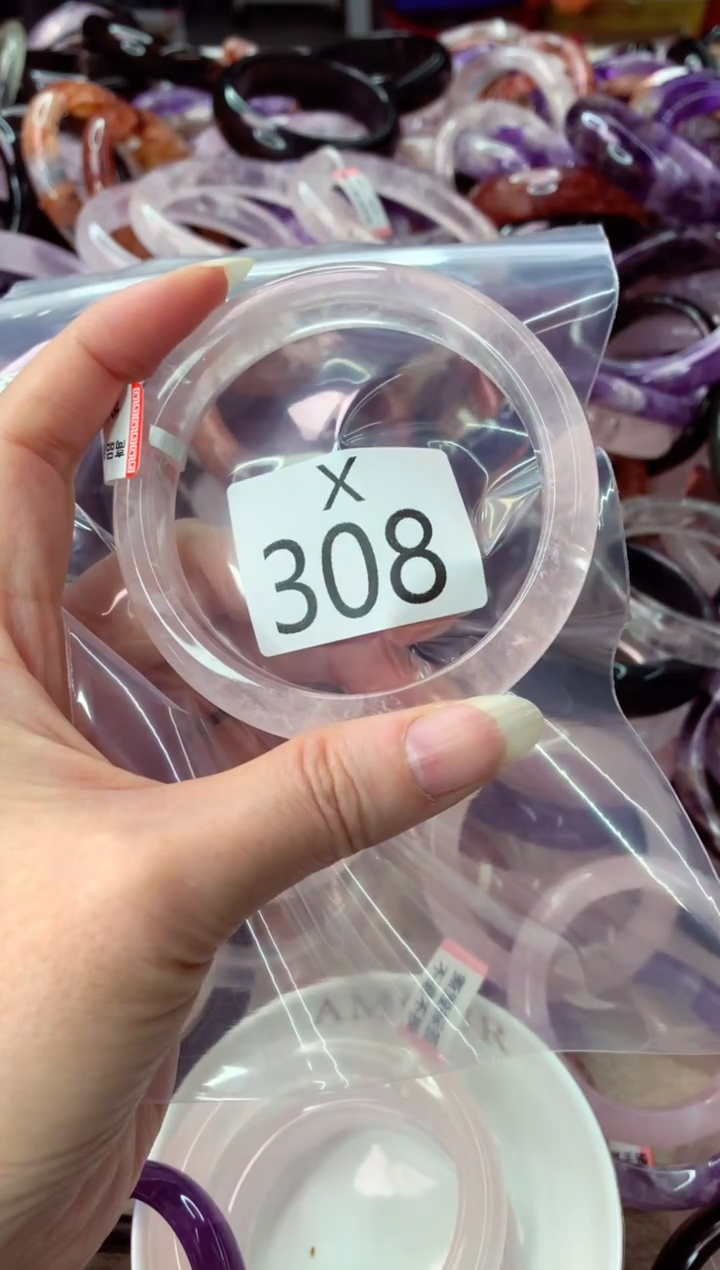 未镶嵌手镯水晶X308-60