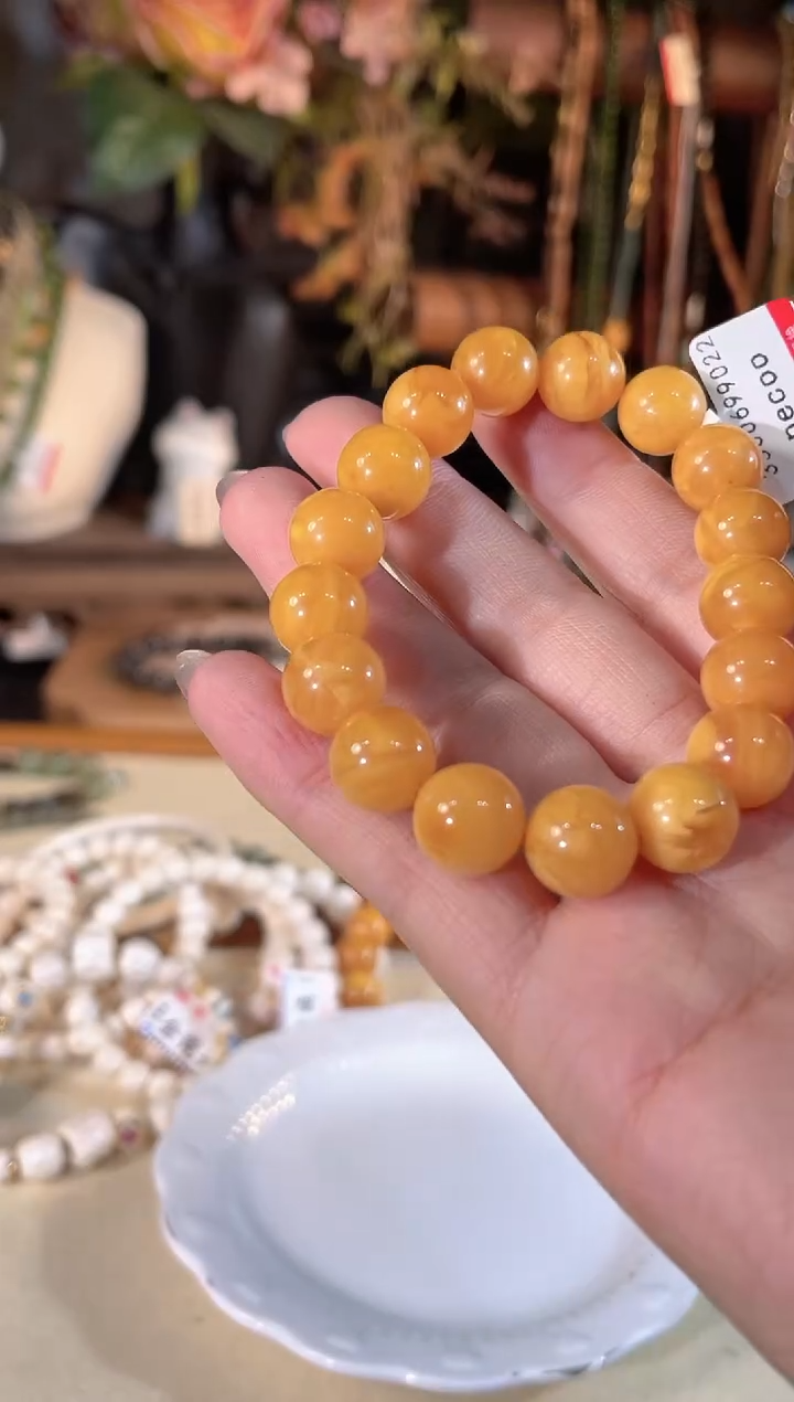 【闪购商品】蜜蜡手链未镶嵌多样性发货其一