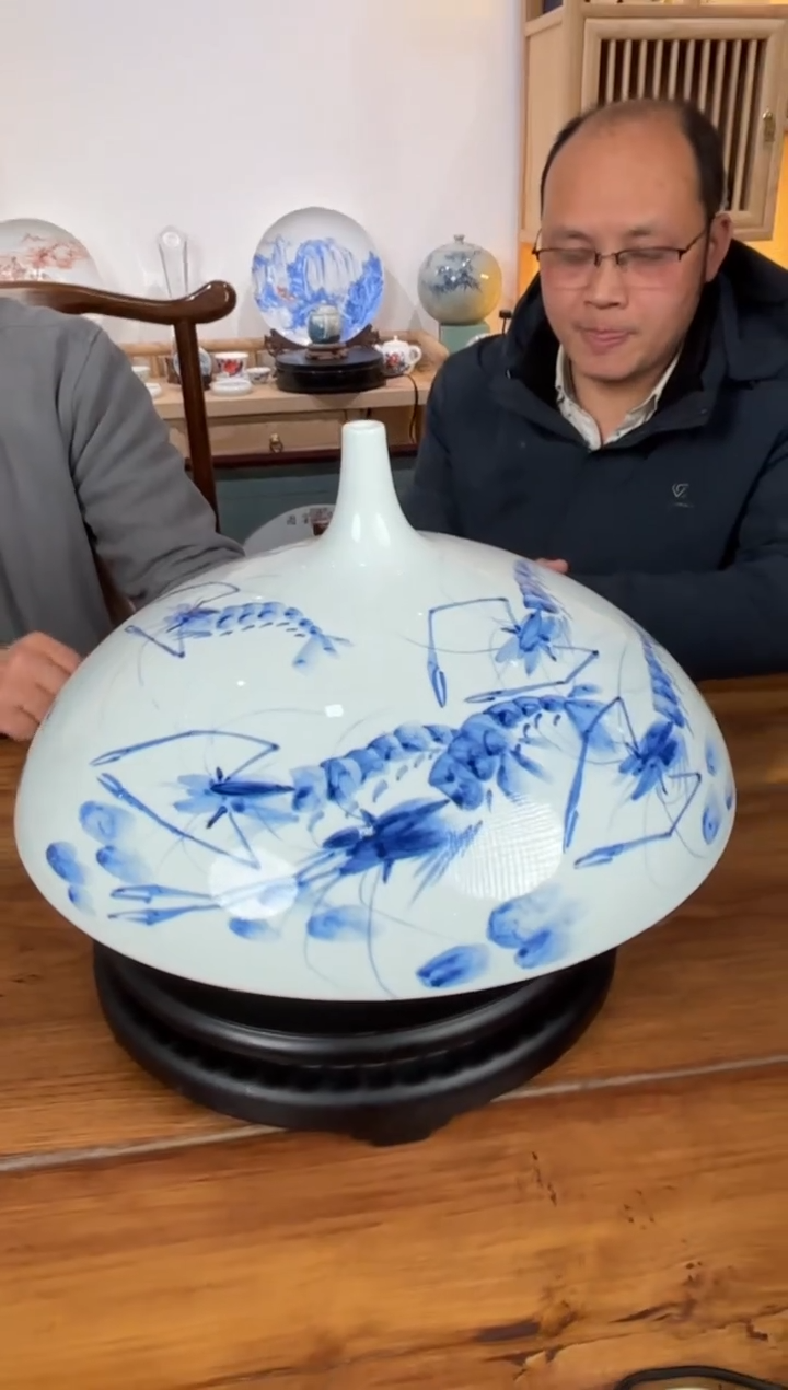 【闪购商品】瓶  D24【人间瓷画】《童英志》