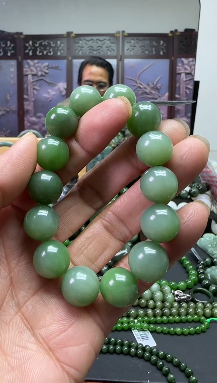 未镶嵌和田玉珠宝奇石手串