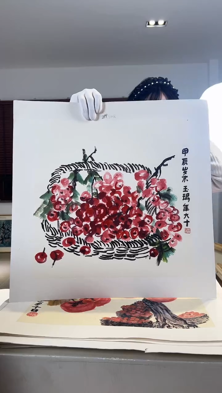 【闪购商品】版画耿玉琨限量作品亲签盖章版画S