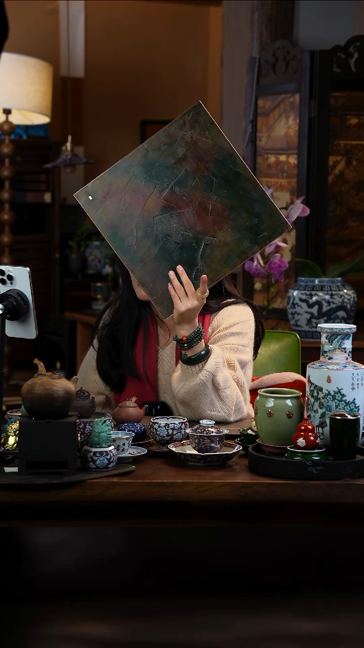 大漆茶盘  景德镇陶瓷福利款