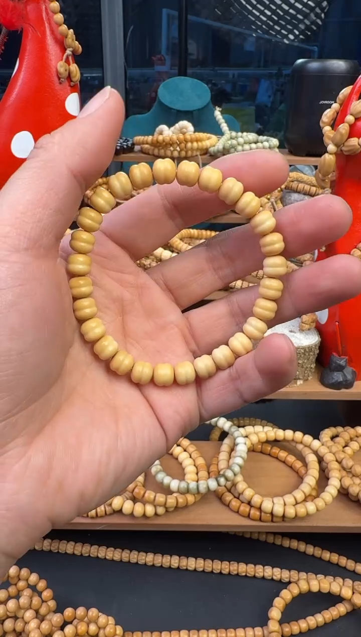 【闪购商品】菩提根/象牙果手串龙脊菩提单圈手串汉堡卡8